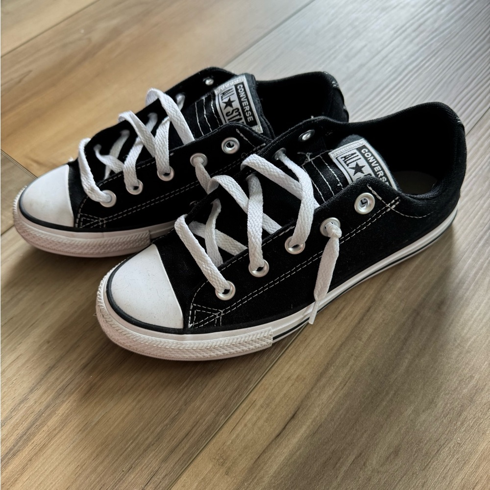 Converse Black and White Chuck Taylor Sneakers
